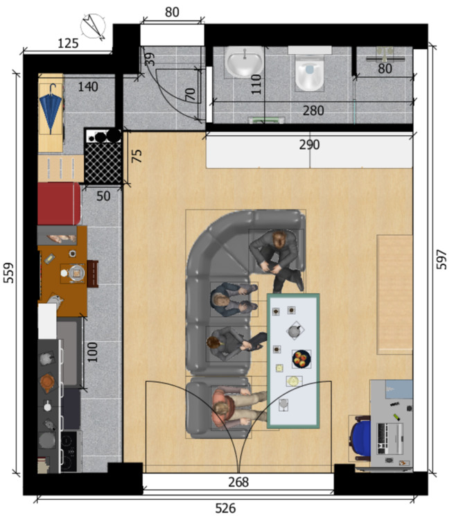Thumbnail-Galeriewohnung Apartment Zentral, Neu, Barrierefrei