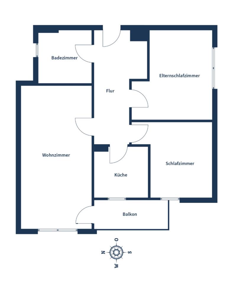 Thumbnail-Moderne 81 m² kernsanierte 3-Zi. Wohnung mit Balkon & Stellplatz