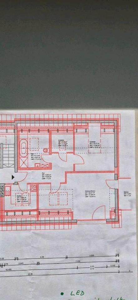 Thumbnail-2 Zimmer Dachgeschoss Wohnung im 3 Stock, Erstbezug .