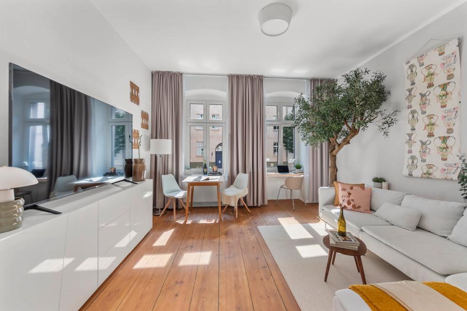 Thumbnail-Voll möblierte 2-Zimmer-Altbauwohnung in Berlin-Mitte