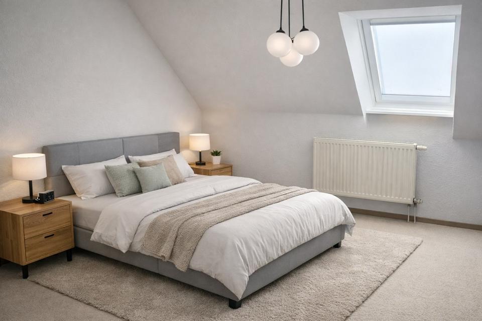 Thumbnail-möblierte Helle 2 Zimmer DG-WHG mit Stellplatz EBK Zschornewitz