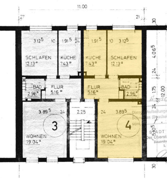 Thumbnail-2,5 Zimmer-Wohnung in Essen-Frohnhausen (Lüneburger Str. 21)