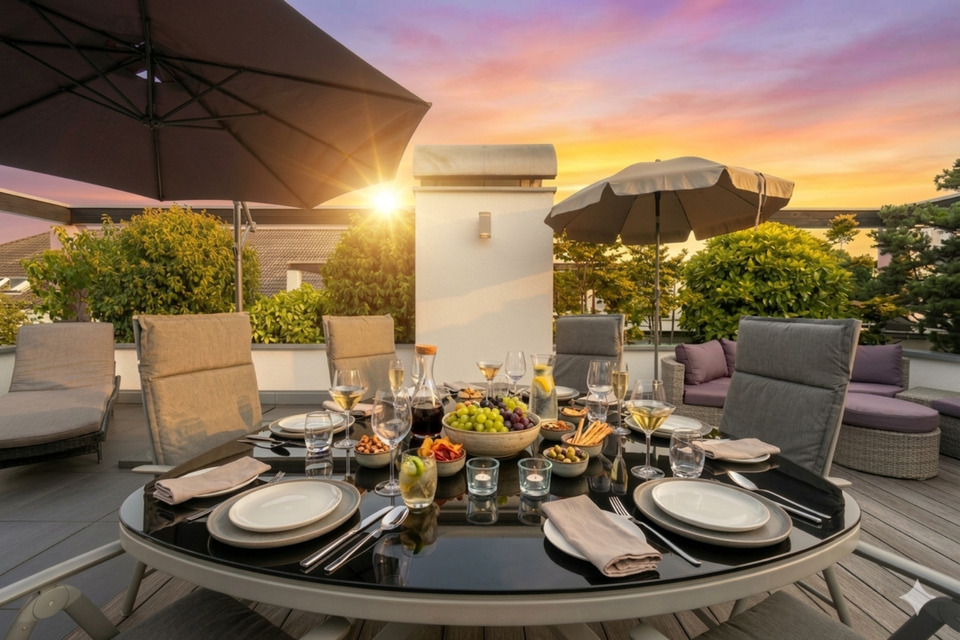 Thumbnail-Exklusives Penthouse (176 m²) mit großer Dachterrasse –von privat