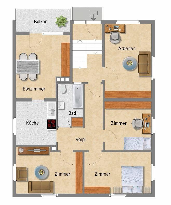 Thumbnail-Helle frisch renovierte 5 Zimmer Wohnung in Wutöschingen