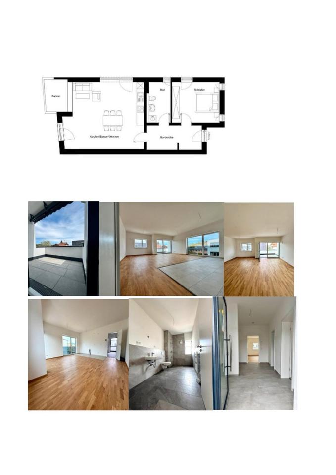 Thumbnail-2-Zimmer-Neubauwohnung in Deggendorf, zentrumsnah, Erstbezug