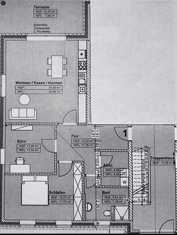 Thumbnail-Exklusive Neubauwohnung mit Terrasse am See 93,98 m²