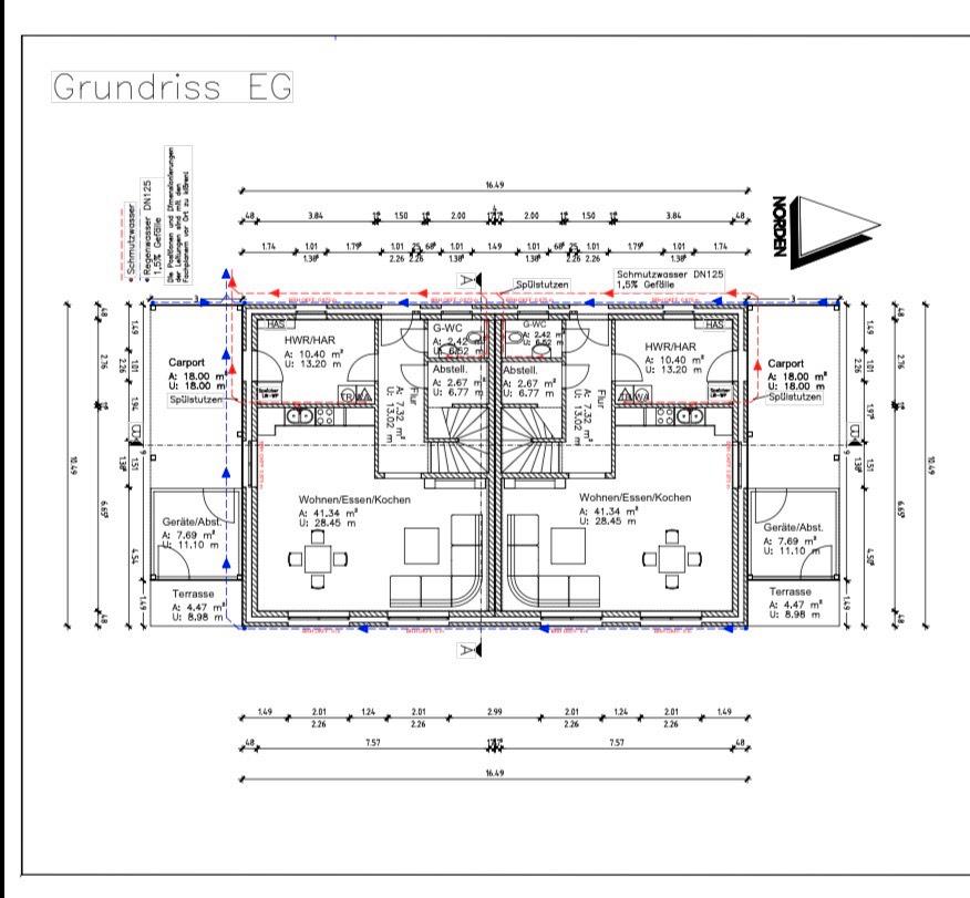 Thumbnail-Exklusive Doppelhaushälfte mit Garten in ruhiger Neubausiedlung