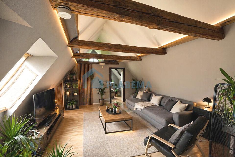 Thumbnail-Stilvoll renovierte Wohnung mit neuer Küche & charmanten Fachwerkdetails