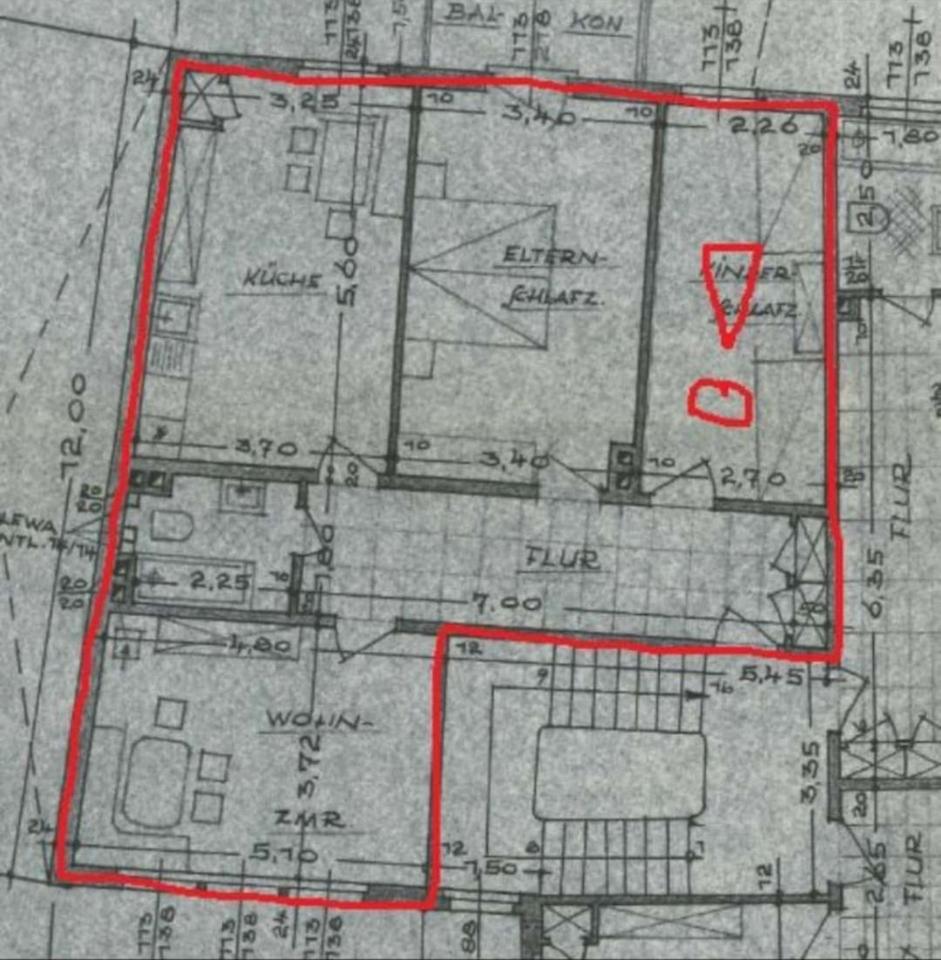 Thumbnail-86qm Wohnung in Siegen Oberstadt