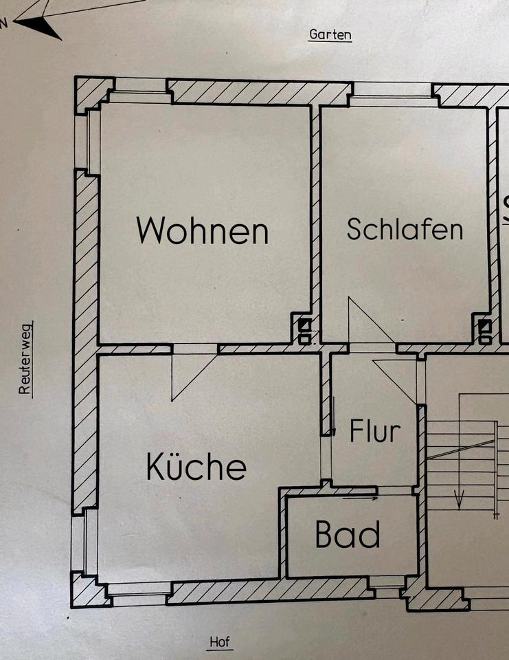 Thumbnail-Wohnung 55 qm 2 Raum Schedewitz 300 Km Einbauküche