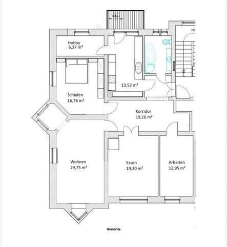 Thumbnail-4,5 RW 133qm Altbau EBK,Balkon, Garten, Kachelofen