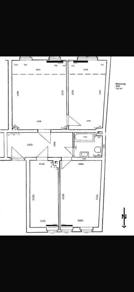 Thumbnail-3 Raum Wohnung 76.1 qm frei ab Mitte März