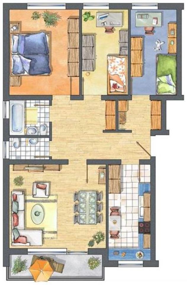 Thumbnail-4-Zimmer-Wohnung im 1. Stock in der Tristanstraße in Germering