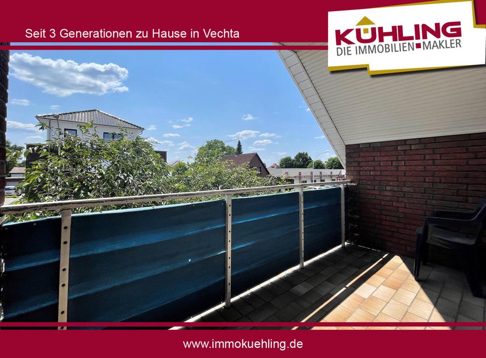 Thumbnail-Gemütliche 2-Zimmer Wohnung mit Balkon in Vechta