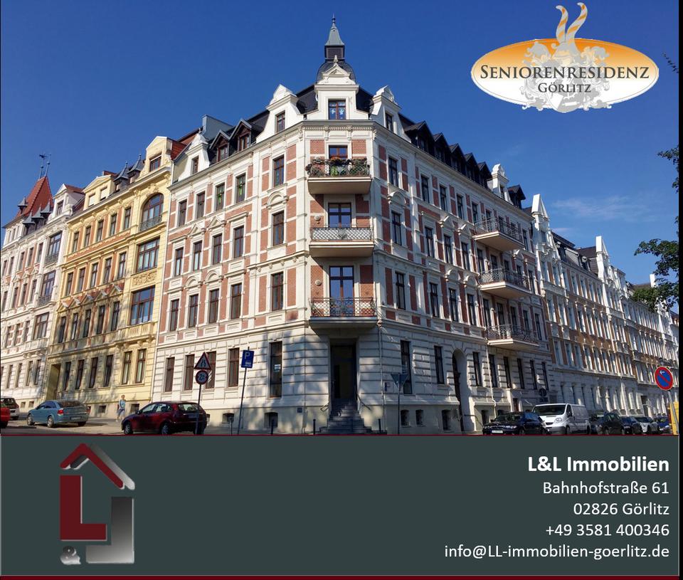 Thumbnail-Seniorenresidenz Görlitz – Helle, Gemütliche 2-Raum-Single-Wohnung mit Balkon + Einbauküche!
