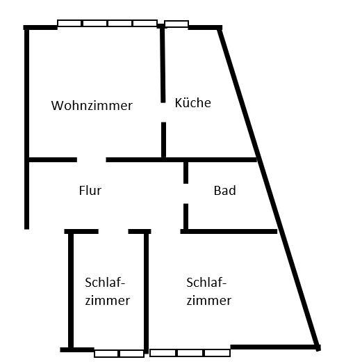 Thumbnail-zentrale 3 Dachgeschoss Zimmerwohnung an der Mindener Str