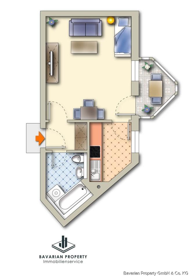 Thumbnail-Appartement in Straubing Nähe Klinikum