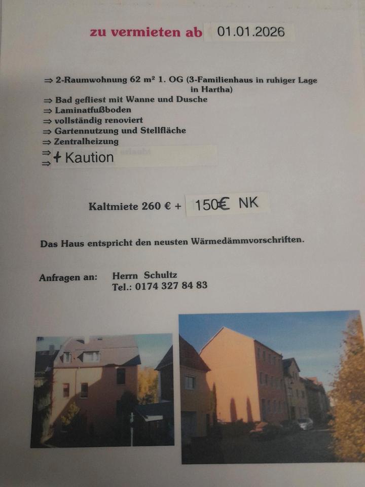 Thumbnail-Schöne ruhige Lage im Zentrum von Hartha zu Vermieten