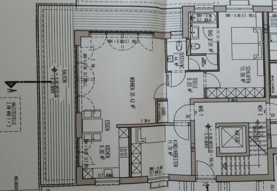 Thumbnail-komfortable 3-Zimmer Neubauwohnung 86m²