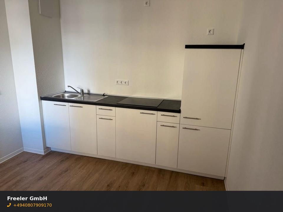 Thumbnail-2-Zimmer-Wohnung mit Einbauküche und Balkon in Heimfeld