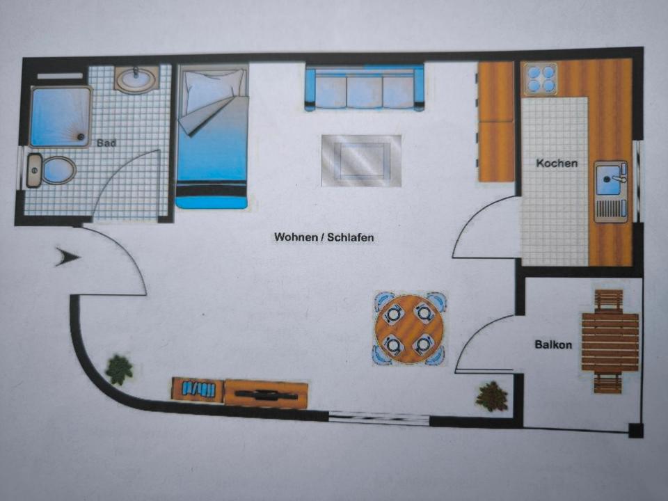 Thumbnail-Attraktive 1,5‑Zimmer‑Wohnung mit Balkon – Zentrumsnah