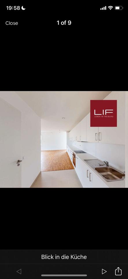 Thumbnail-2-Zimmer-Wohnung, 71qm, 1640€ warm, Freiburg Mooswald, ab 01.07.