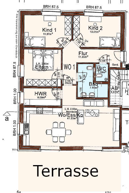 Thumbnail-Neubau-Wohntraum im Grünen! Schöne EG-Wohnung m. Einbauküche, Carport u. Garten!