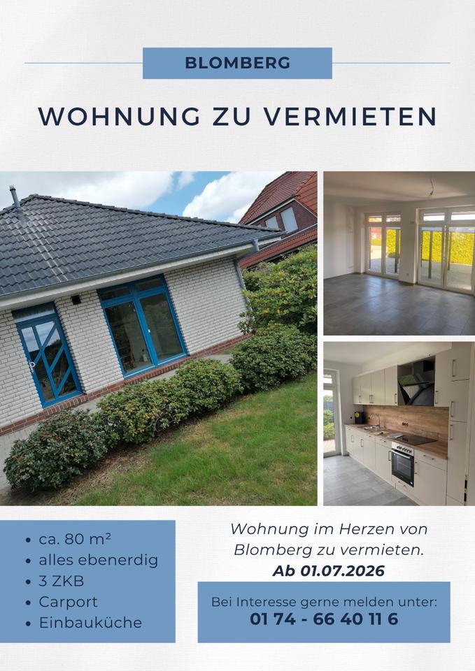 Thumbnail-Erdgeschosswohnung in Blomberg