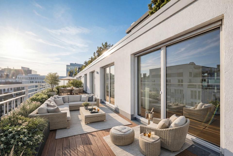 Thumbnail-Atrium-Penthouse in den Nymphenburger Höfen der Maxvorstadt