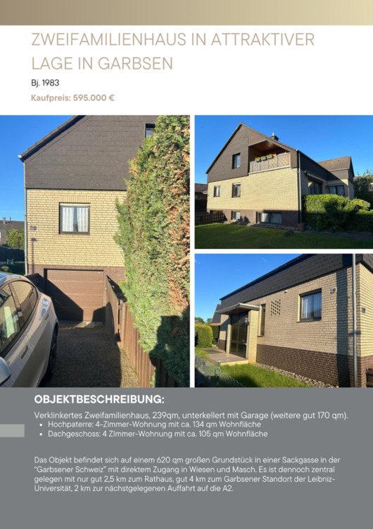 Thumbnail-Von privat: Zweifamilienhaus in Alt-Garbsen