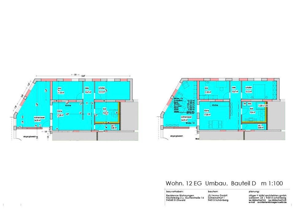Thumbnail-Vielseitige 4-Zimmer-Wohnung im Erdgeschoss – Erstbezug nach Renovierung (Whg. 12)