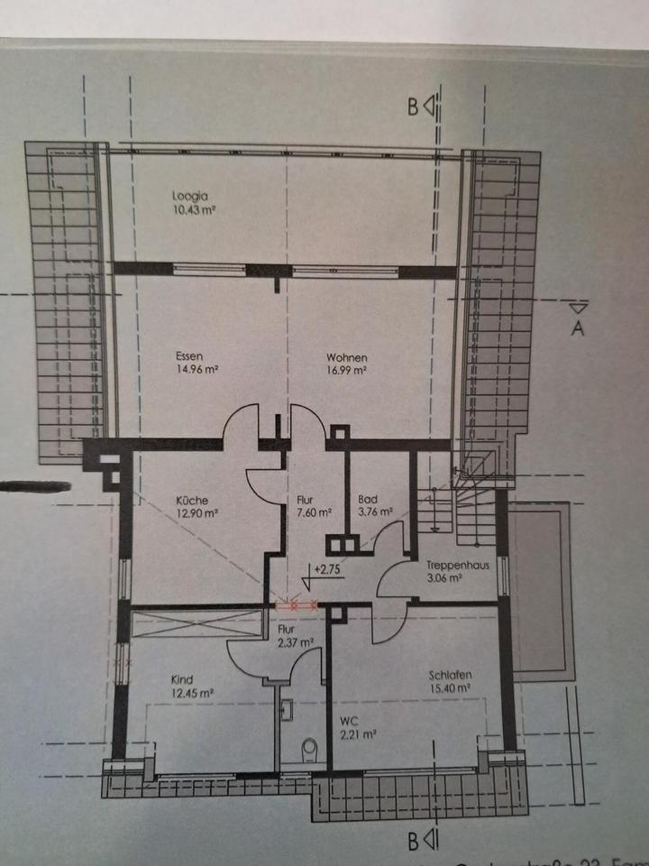 Thumbnail-3 Zimmer- DG- Wohnung mit großem Balkon in Warstein OT Belecke zu vermieten