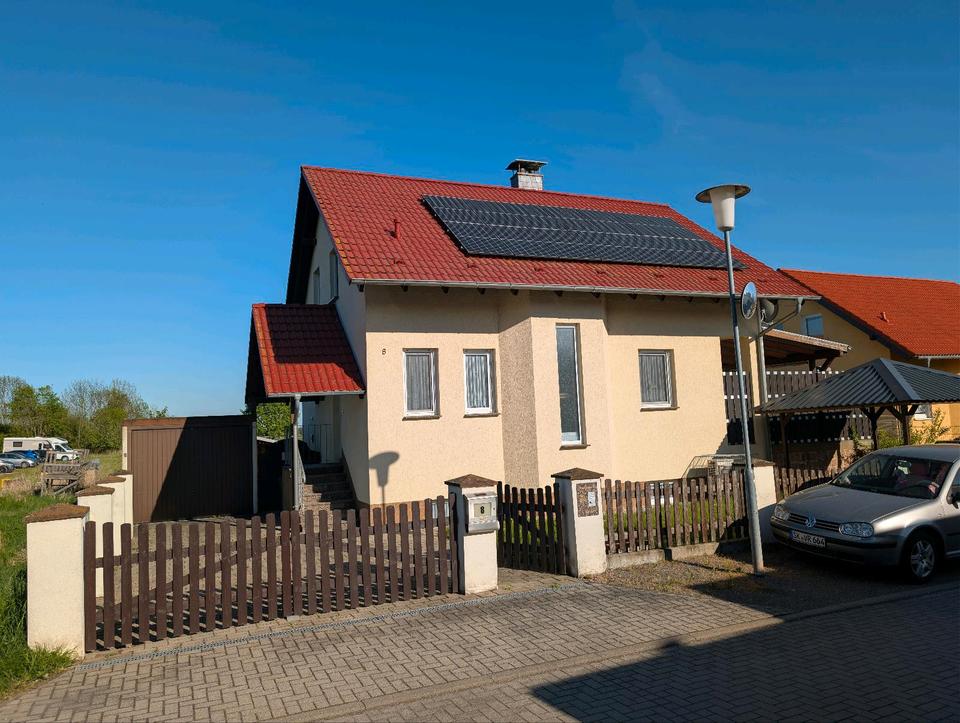 Thumbnail-Einfamilienhaus in Oppin mit Partyraum PV-Anl. Wärmepumpe Sauna