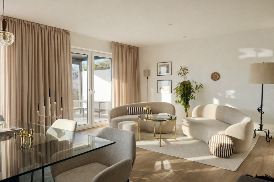 Thumbnail-Exklusive Doppelhaushälfte – komplett neu möbliert & sofort bezug