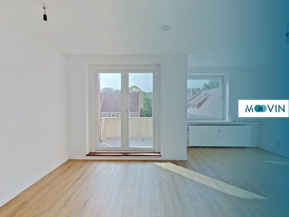 Thumbnail-**Renovierte 3-Zimmer-Wohnung mit BALKON und viel Lichteinfall**