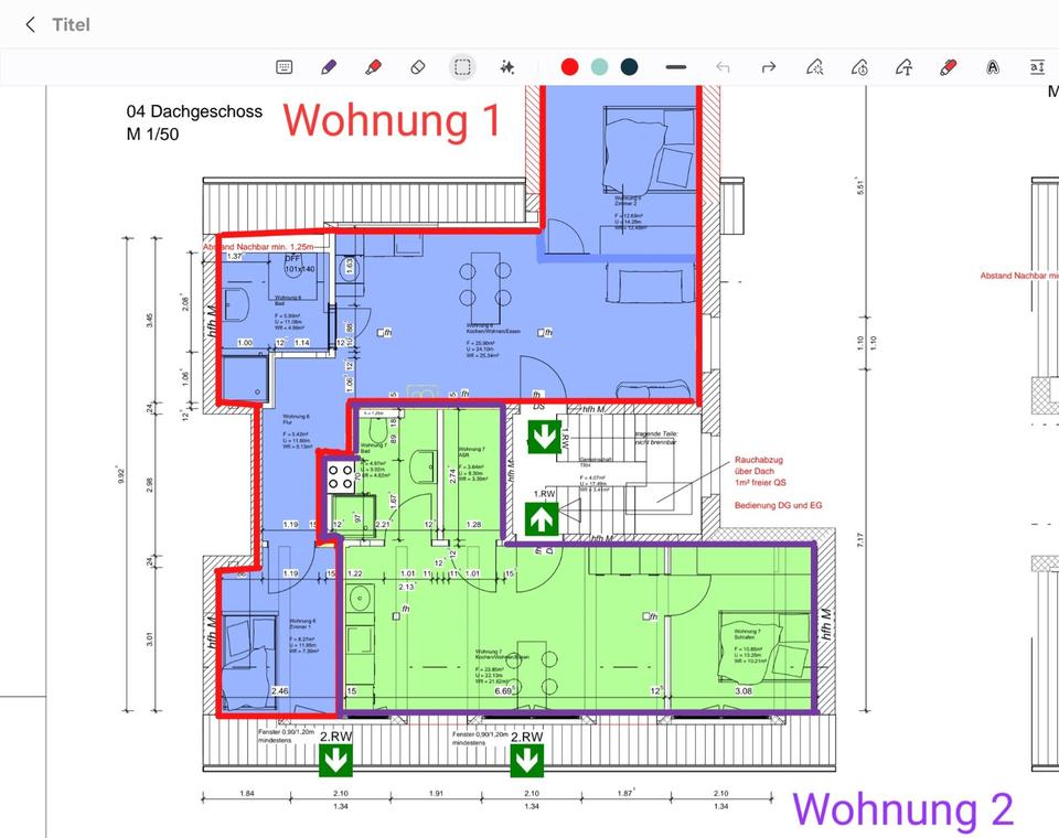 Thumbnail-Sanierte 2 Zimmer Dachgeschosswohnung