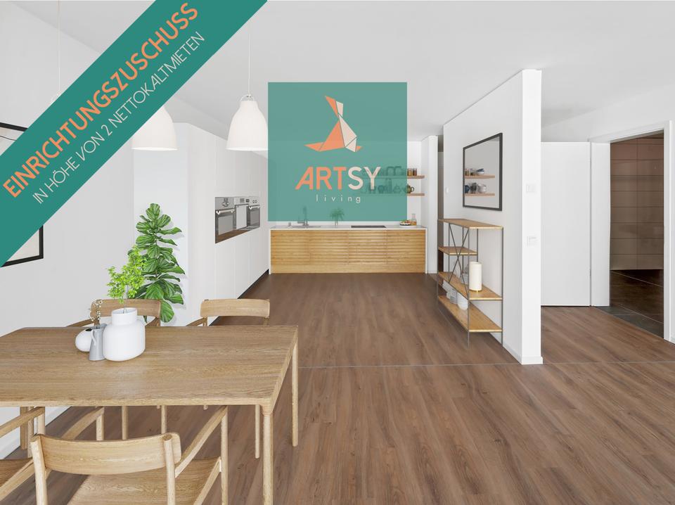 Thumbnail-Work-Life-Balance auf 118 m²: 3-Zimmerwohnung mit viel Platz und Loggia ins Grüne