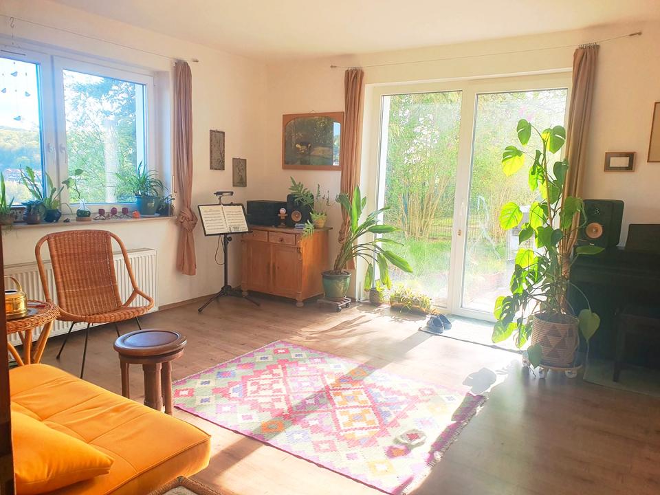 Thumbnail-2-Zimmerwohnung mit Garten und neuer Einbauküche in Marbach