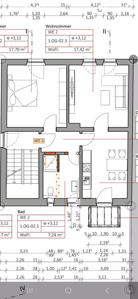 Thumbnail-Hochwertige 2-Zimmer-Wohnung Erstbezug nach Sanierung