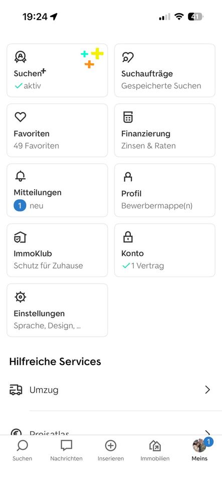Thumbnail-ImmoScout Mitgliedschaft