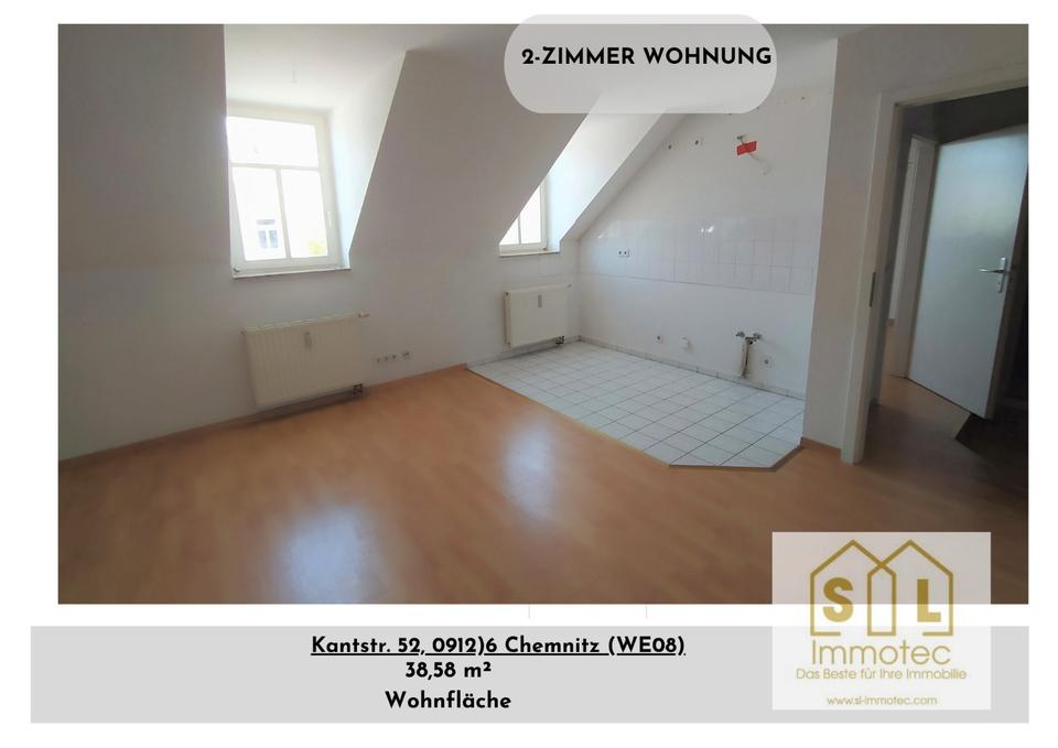 Thumbnail-+++ gemütliche 2 Zi. DG-Whg. mit Laminatboden +++