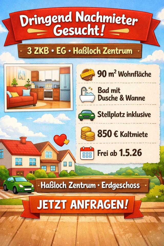 Thumbnail-3ZKB Wohnung in Hassloch