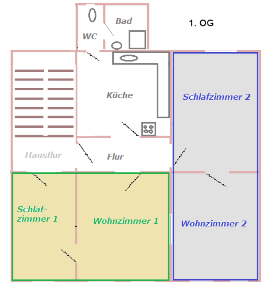 Thumbnail-1,5 Zimmer in WG