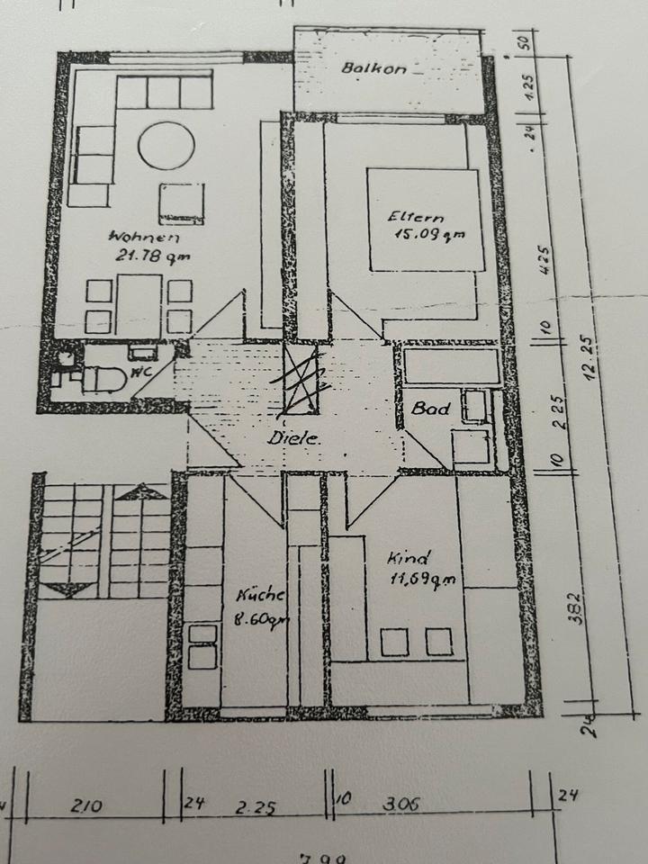 Thumbnail-Freie 3-Zimmer-Wohnung – Nähe Max-Eyth-See