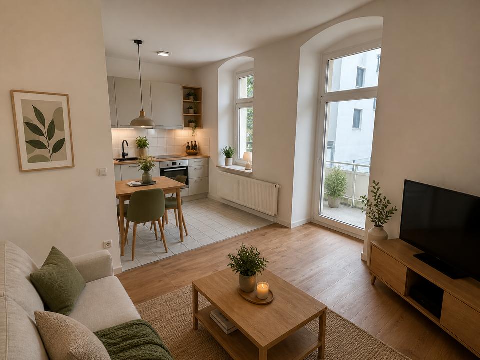 Thumbnail-***Moderne 2-Zimmer-Wohnung auf dem Kaßberg mit Balkon & offener Wohnküche***