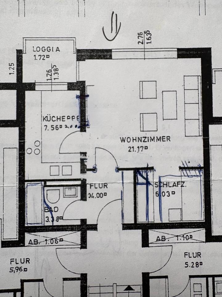 Thumbnail-1 Zimmer Wohnung mit seperater Küche im Wohnpark Hannover Ahlem