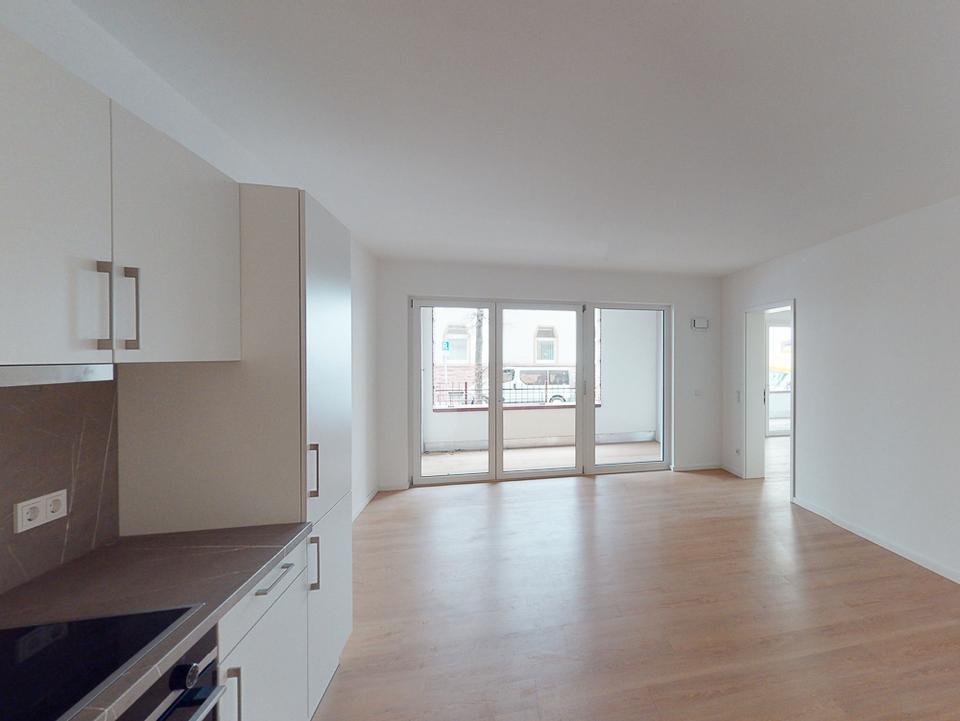 Thumbnail-Barrierefrei - moderne 2-Zimmer-Wohnung mit Einbauküche und Terrasse