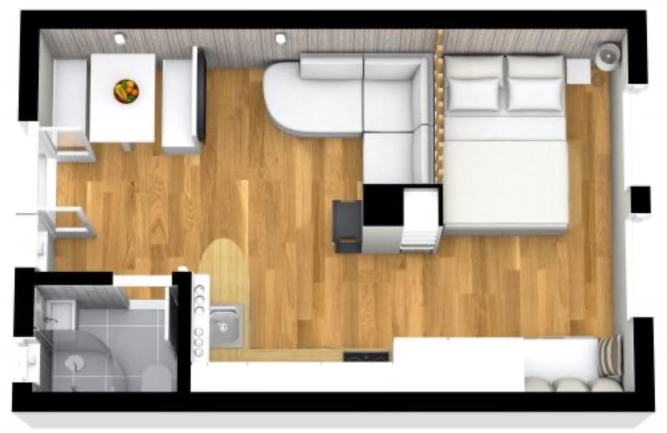 Thumbnail-Erstbezug nach kompletter Kernsanierung! Schöne 1 Zimmer Wohnung