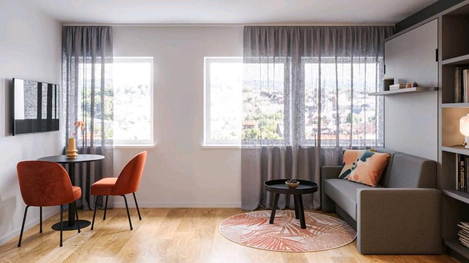 Thumbnail-Neuwertiges 1-Zimmer Apartment in zentraler, ruhiger Lage