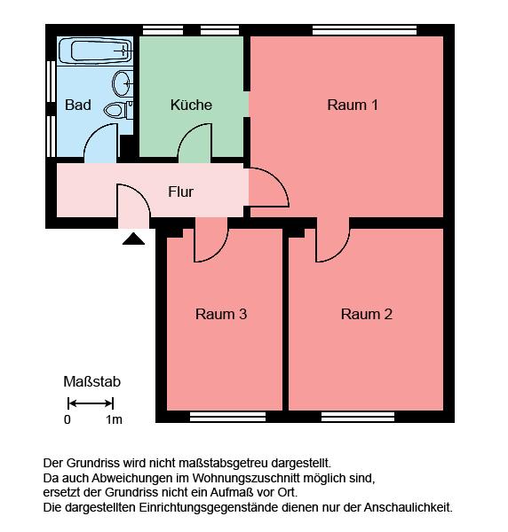 Thumbnail-Demnächst frei! 3-Zimmer-Wohnung in Castrop-Rauxel Merklinde